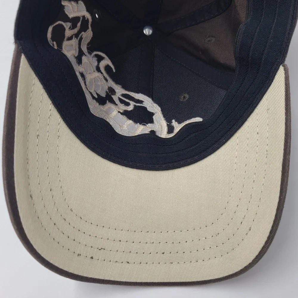 Hard Rock Cafe Hat Fitted (Seems S-M) Brown Washington DC Travel Souvenir‎ Men